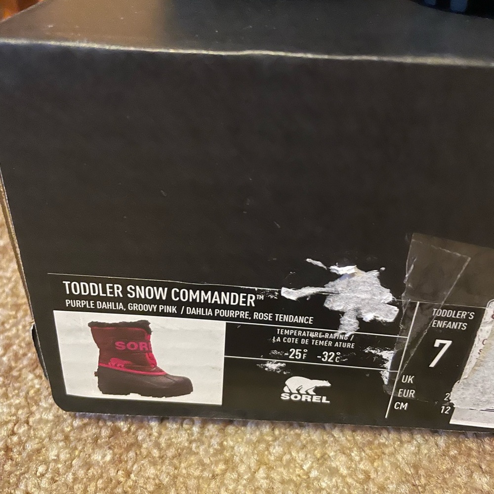 Sorel Toddler Snow Commander NIB